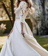 Allure Romance - Illusion Lace Wedding Dress