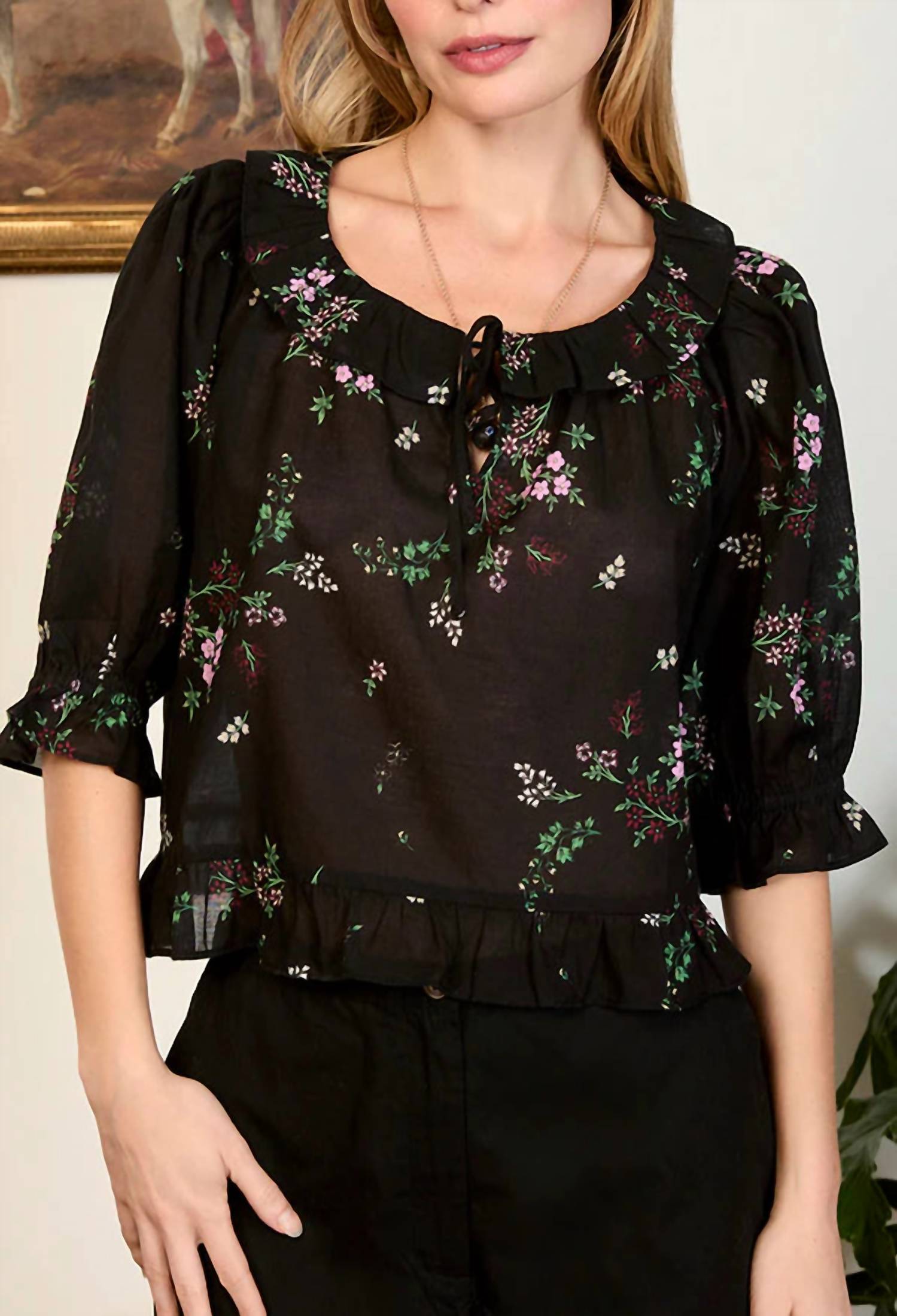 Ciao Lucia - Thora Printed Top