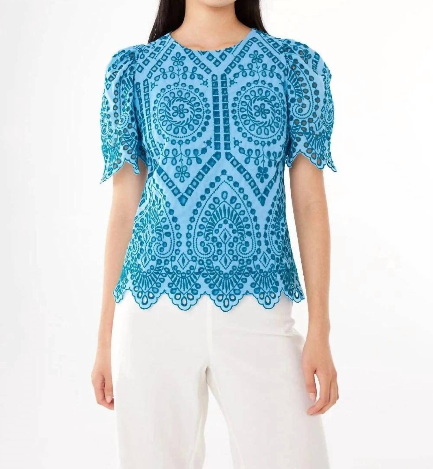 Abbey Glass - Marty Short Sleeve Top