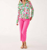 Lilly Pulitzer - Eleni Upf 50+ Zip-up Top