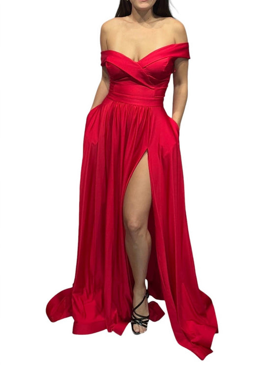 Jessica Angel - A-LINE OFF THE SHOULDER GOWN