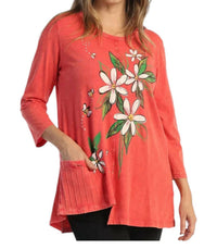 Jess & Jane - Bee Free Mineral Washed Top