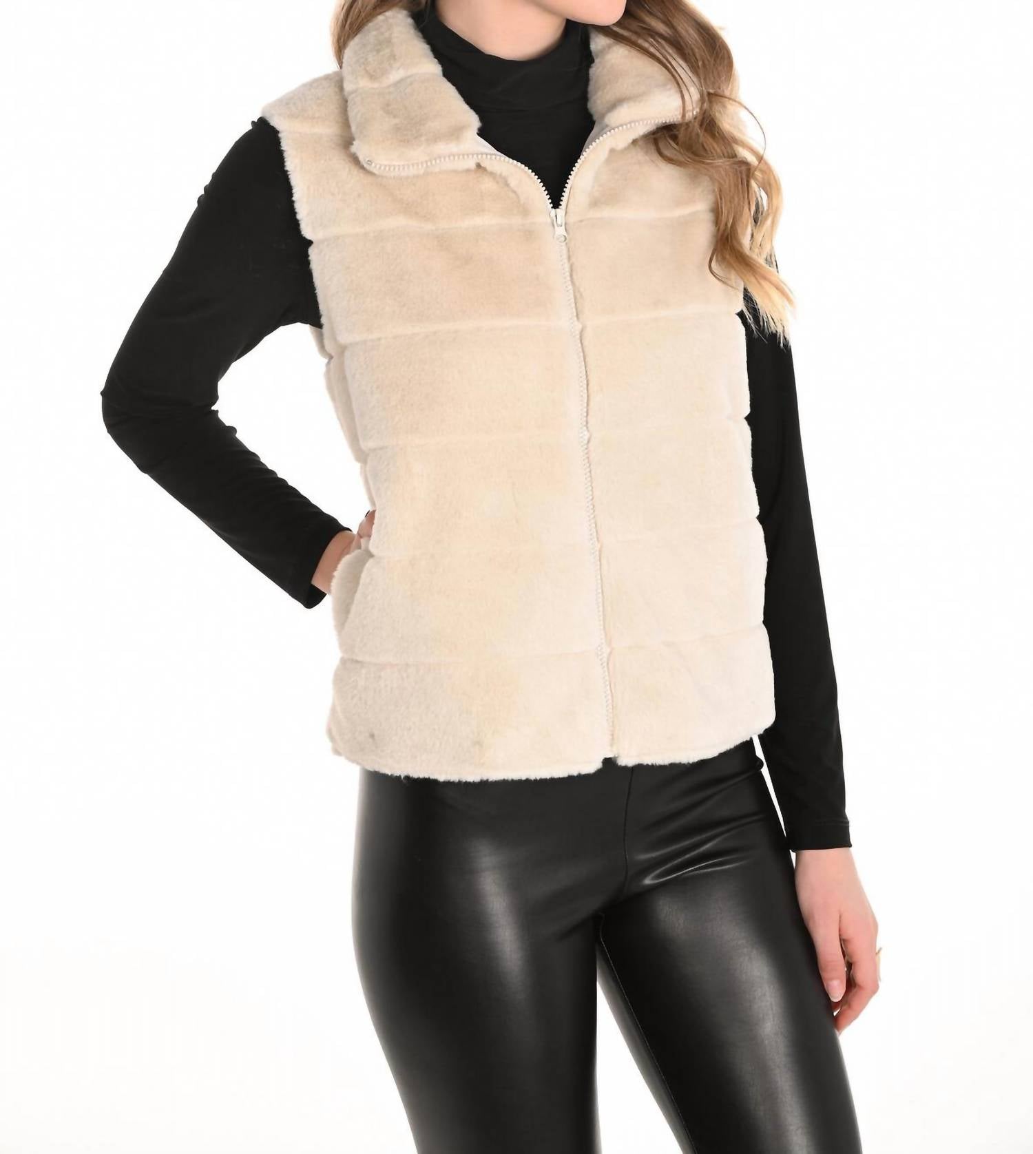 Frank Lyman - Women's Faux Fur Vest