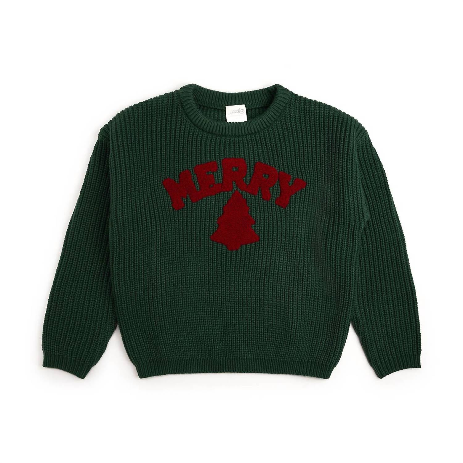 Sweet Wink - Merry Patch Christmas Knit Sweater
