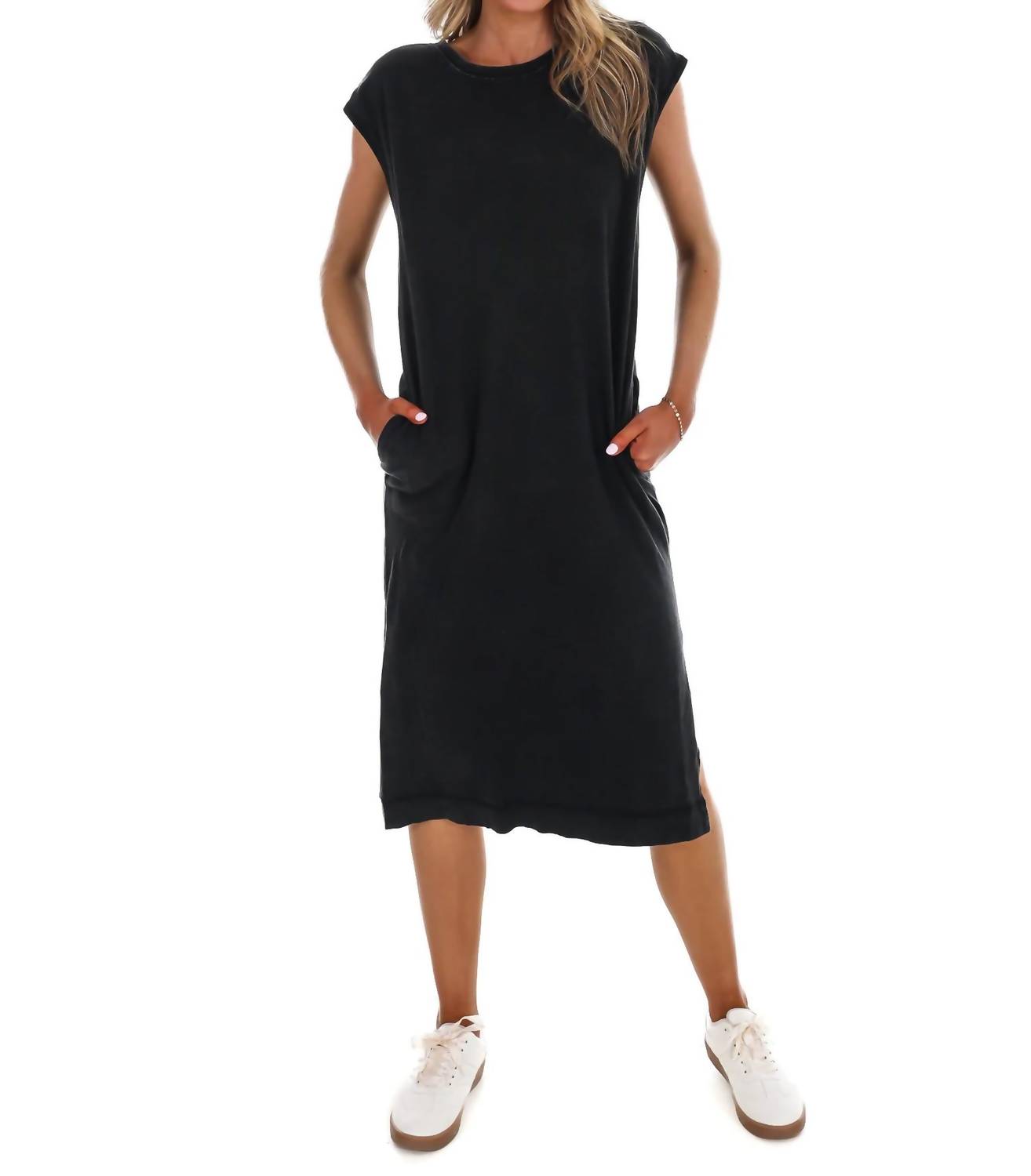 Hyfve - Free Spirit Mineral Wash Midi Dress