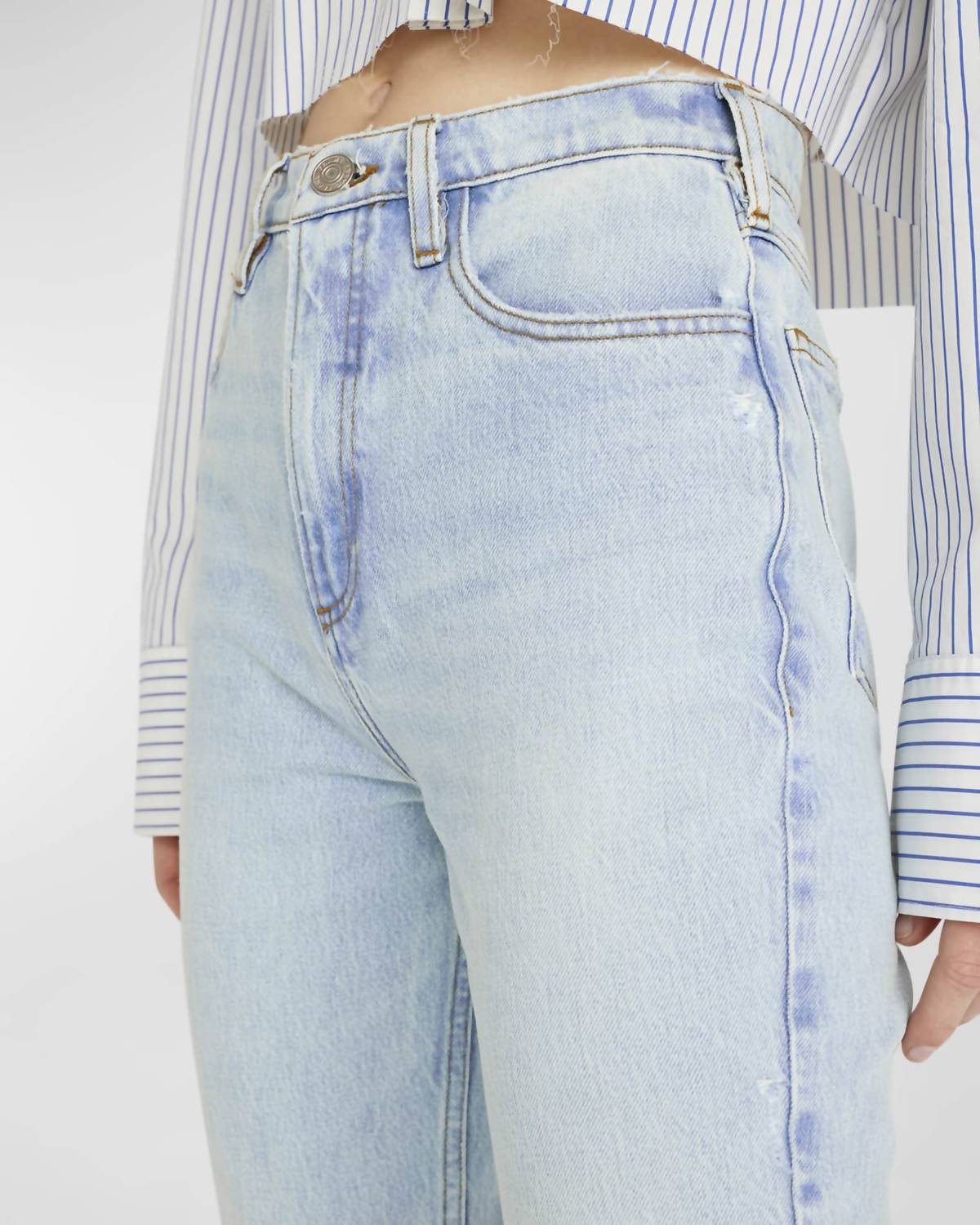 Frame - High N Tight Crop Mini Bootcut Jean