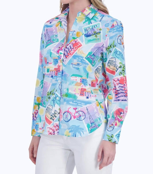 Foxcroft - Meghan Long Sleeve Shirt