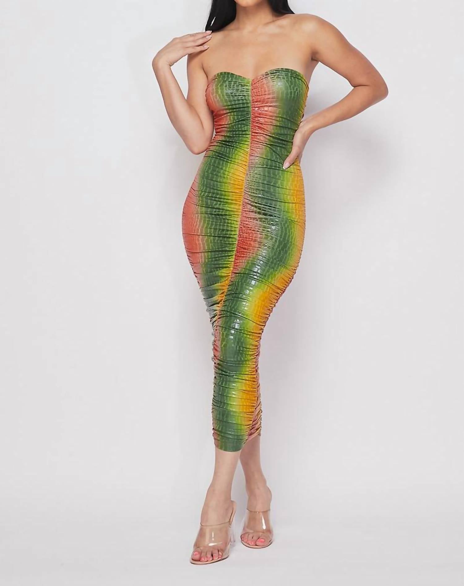 Hot & Delicious - Ombre Bodycon Midi Dress