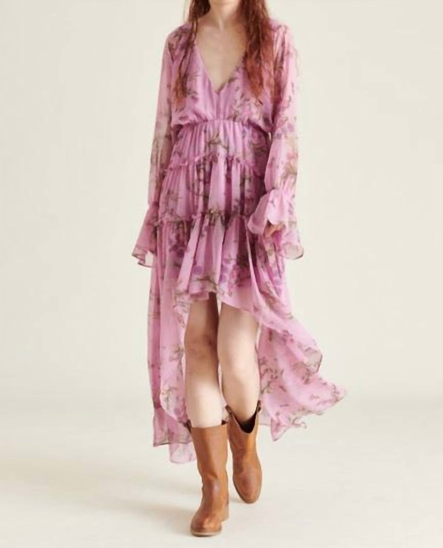 STEVE MADDEN Sol Dress in purple - women's dress - detail view