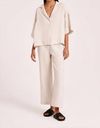 Nude Lucy - Lounge Linen Crop Pant