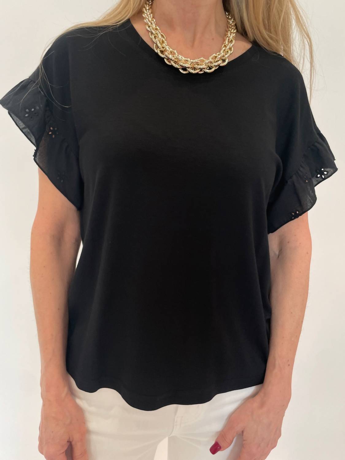 Bariloche - Alexandrina Rose Short Sleeve Top