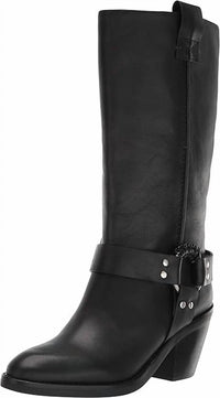 See by Chloe Women's Western Leather Boots in black - women's shoe