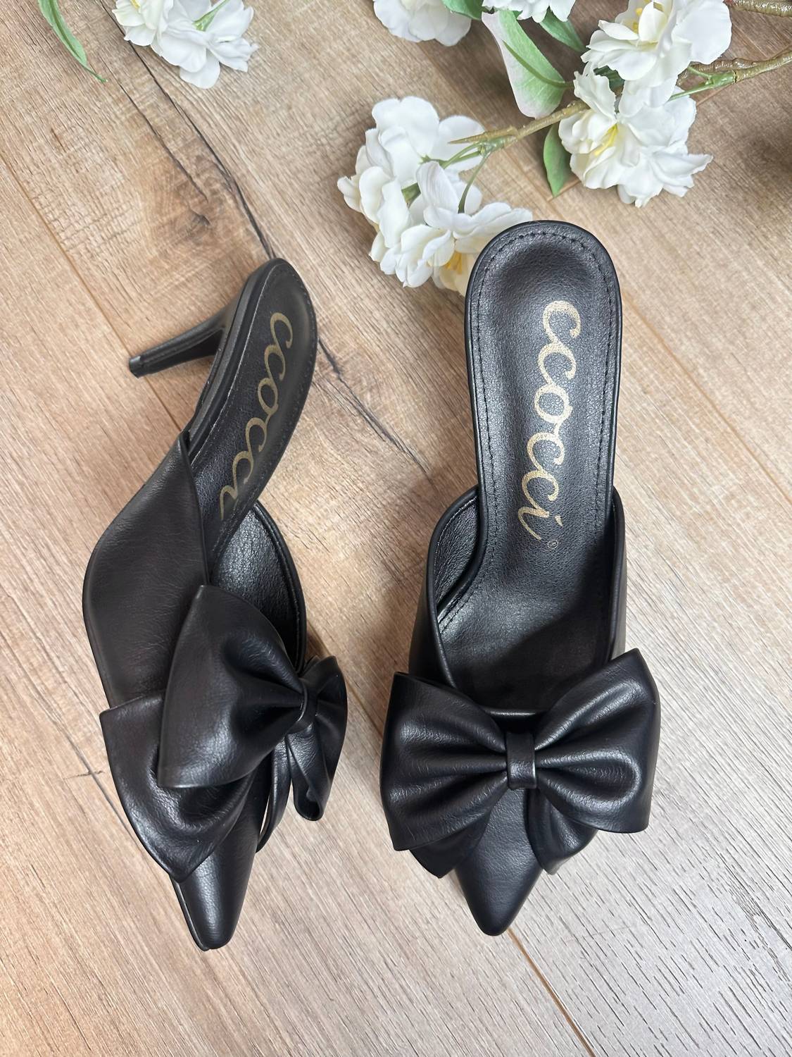 Ccocci - Women's Carol Big Bow Kitten Heel