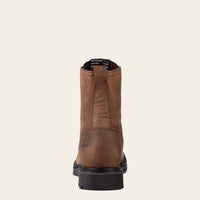 ARIAT Men's Cascade 8" Wide Square Toe Steel Toe Work Boots in brown - men's boots - alternate view