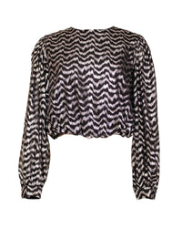 Ina - Chevron Print Blouse