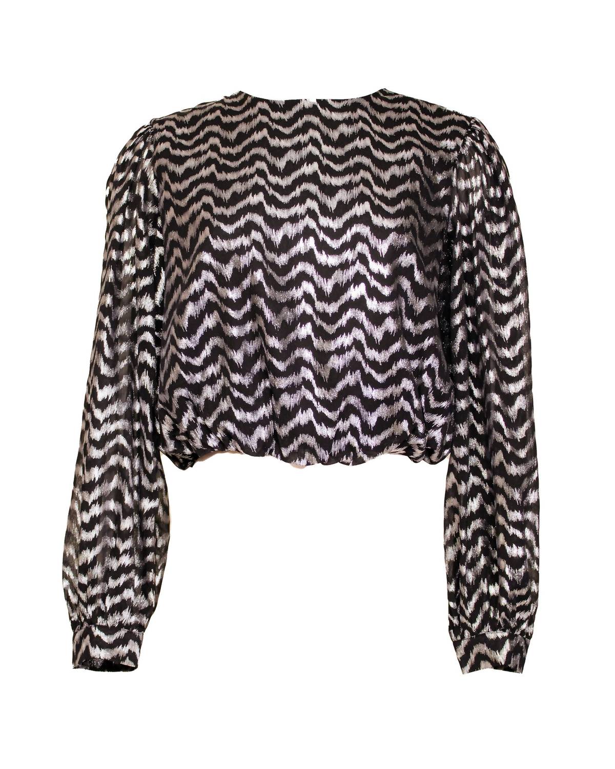 Ina - Chevron Print Blouse
