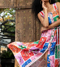 Emily Lovelock - Victoria Scarf Print Dress