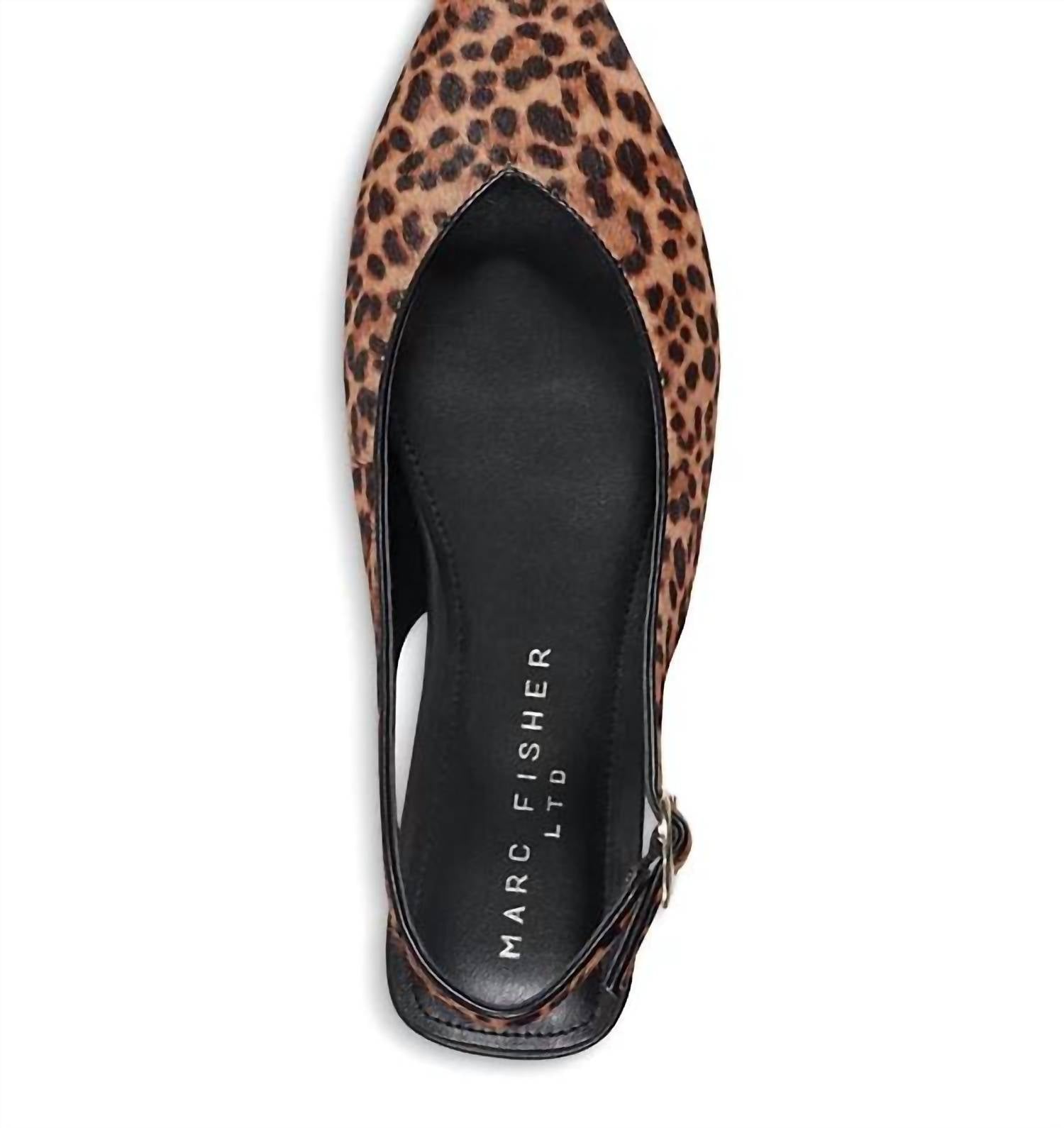 Marc Fisher - Women's Leopard Print Flat Slides