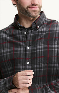 Jachs New York - Corduroy Plaid Button-down Shirt