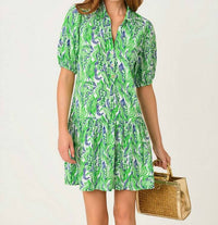 Lilly Pulitzer Bingley Mini Dress in putting green lilly of the valley - women's dress