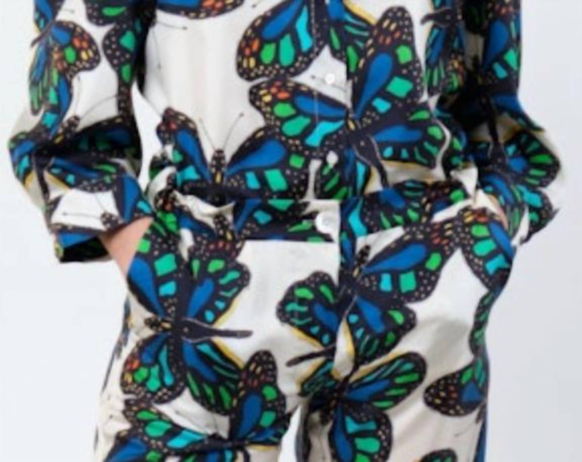 La Prestic Ouiston - Monette Butterfly Long Sleeve Shirt