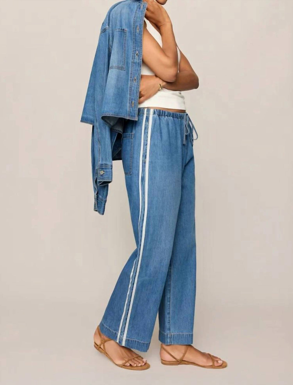 Z Supply - Sidelines Denim Track Pant