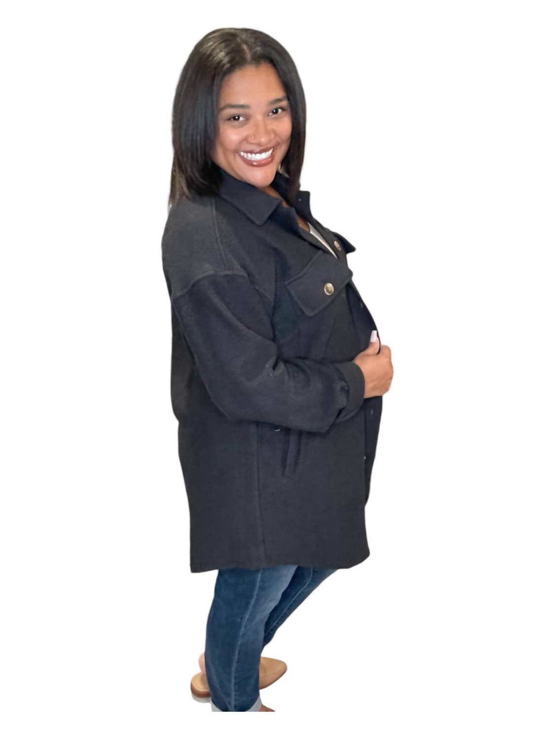 Saltwater Luxe - Button Up Oversized Shacket