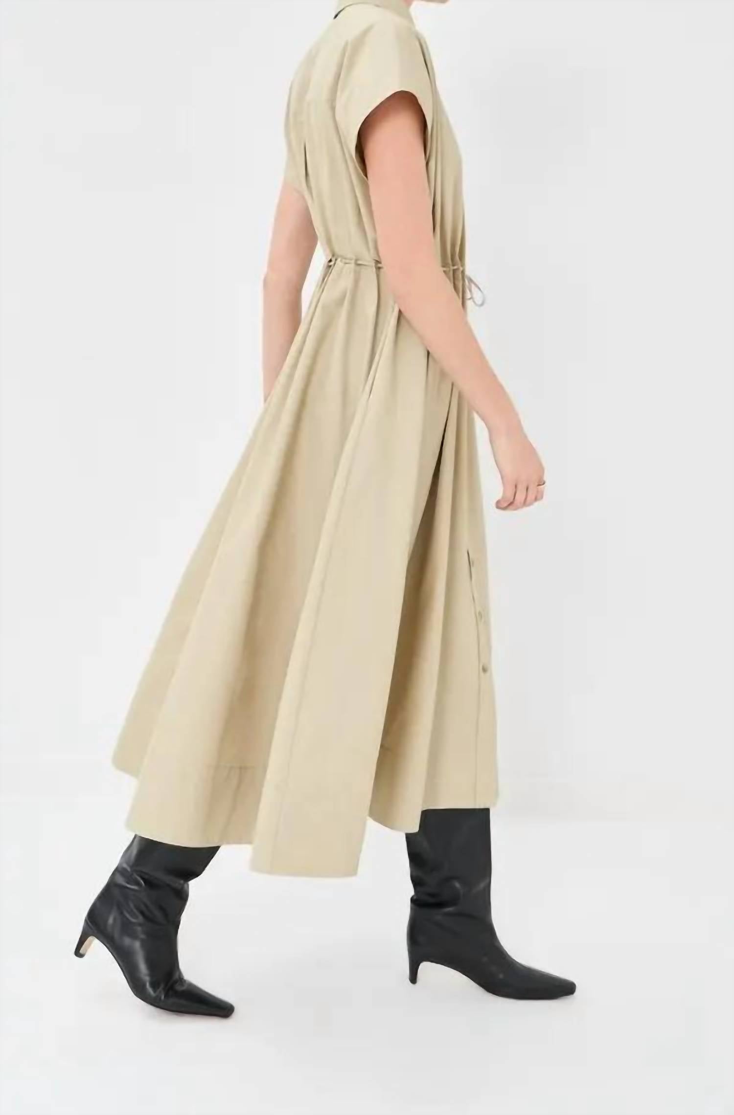 Brandon Maxwell - Blake Short Sleeve Shirtdress