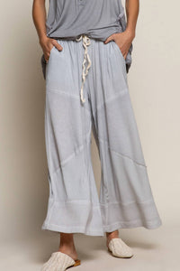 Contrast Knit Culottes