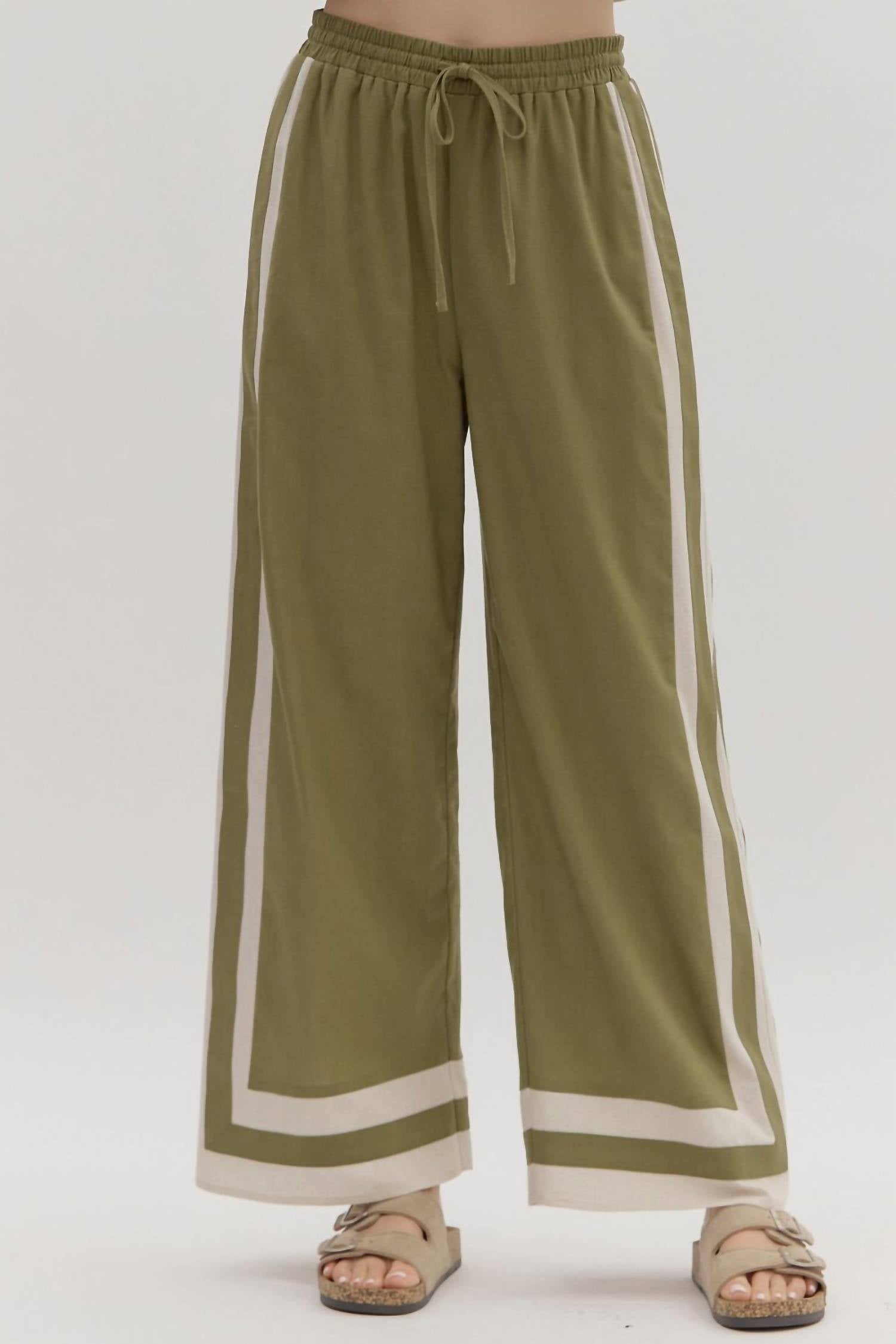 Entro - Accent Border Pant