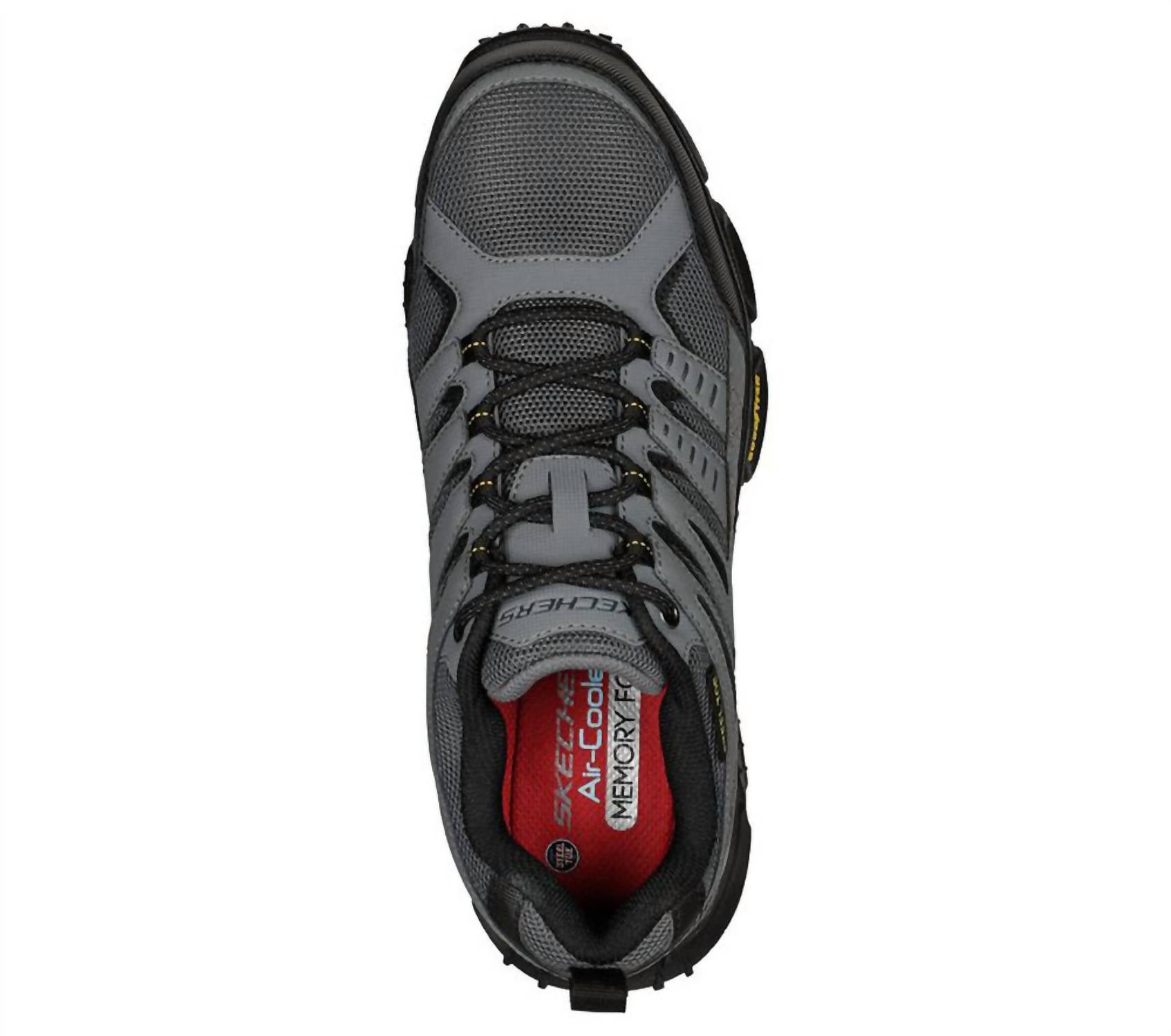 Skechers Men's Skech Air Envoy Shoes in grey black - men's sneaker - detail view
