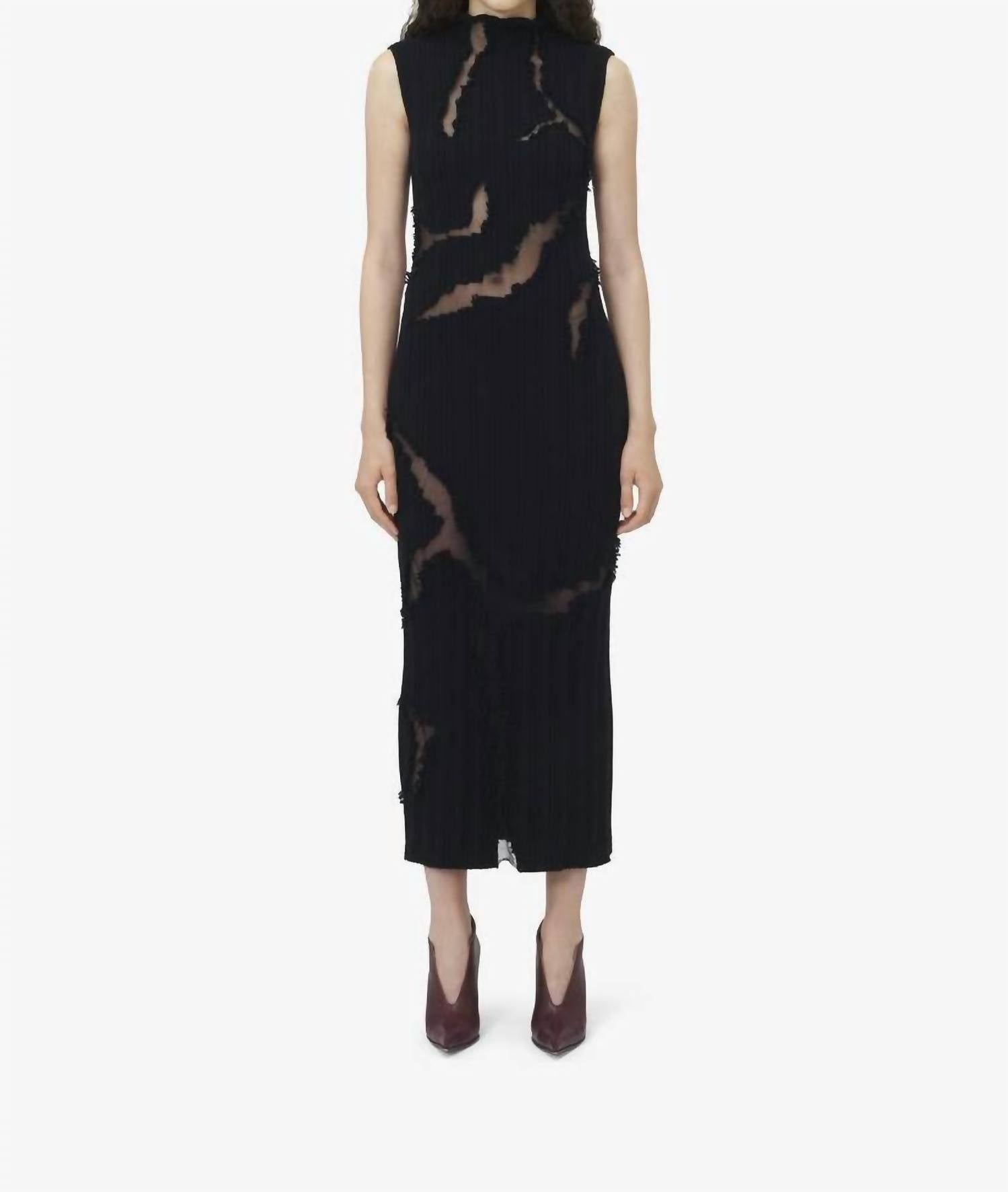 Alexander Mcqueen - Distressed Knit Dress