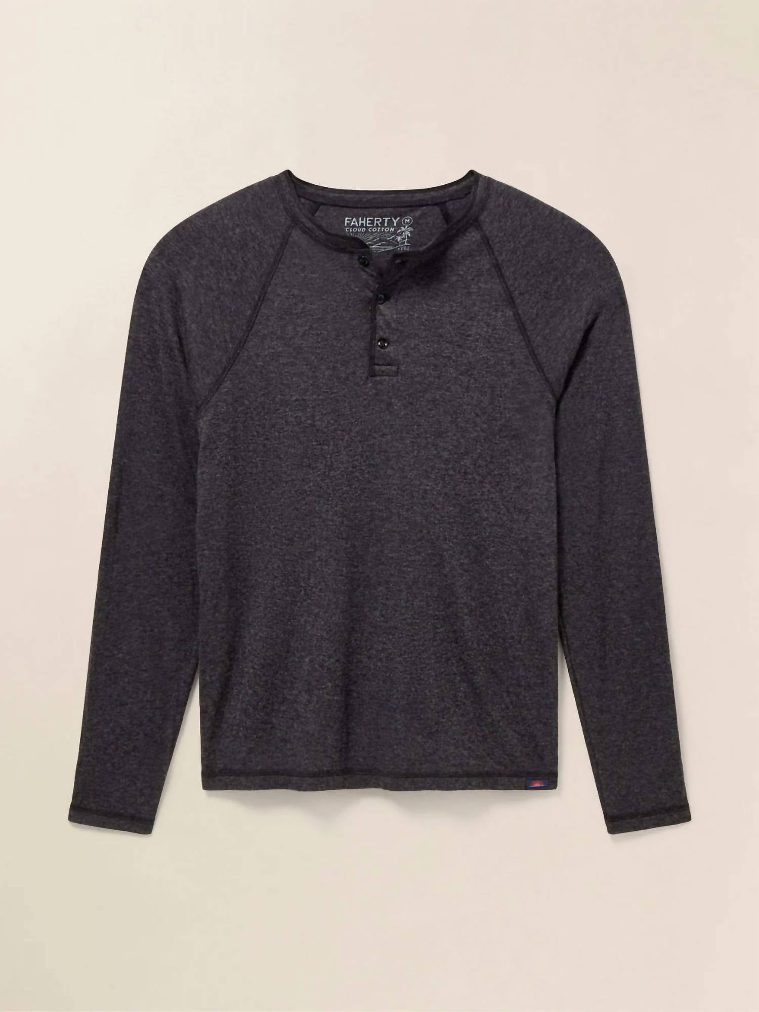 Faherty - Men's Long-sleeve Cloud Henley Top