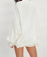 Free People Easy Street Tunic Sweater in painted white - women's sweater - view 4