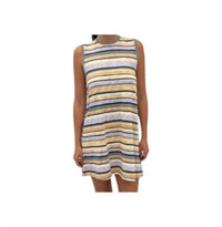 Atm - Sleeveless Striped Muscle Dress
