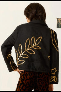 ALIX OF BOHEMIA Lex Moondrift Coin Jacket in black - women's jacket - alternate view