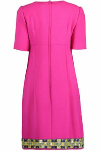 Dolce & Gabbana - Short Sleeve Italia Forever Embroidered Dress