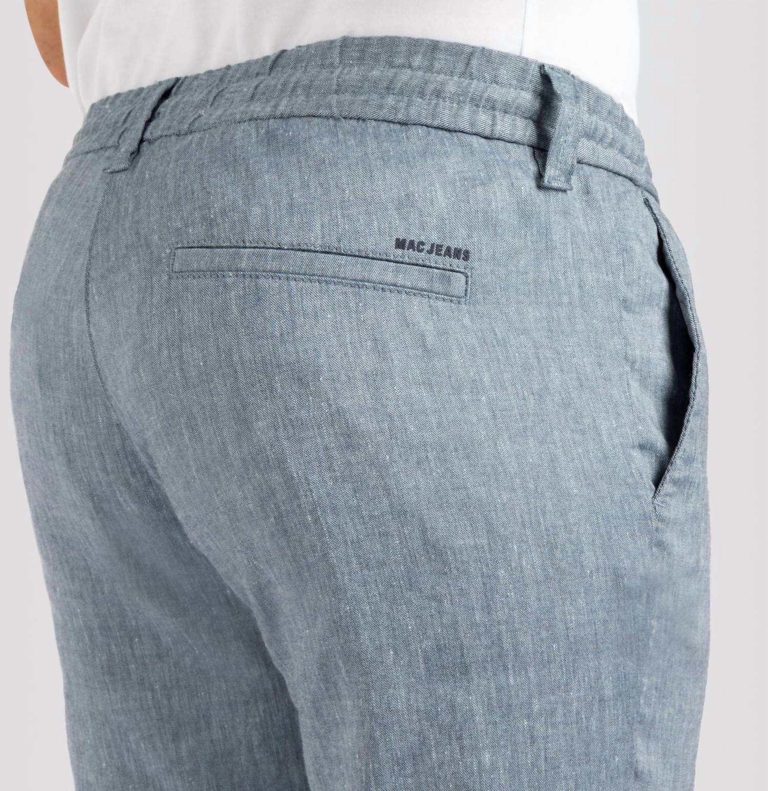 MAC Men's Lennox Sport Pant in blue - men's pants - detail view