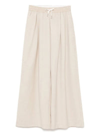 St. Agni - Pinstripe Wool Drawstring Pants