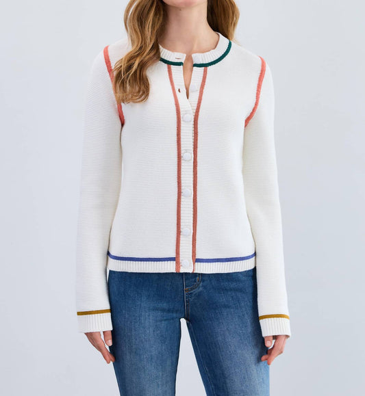 Fdj - Tipped Cardigan