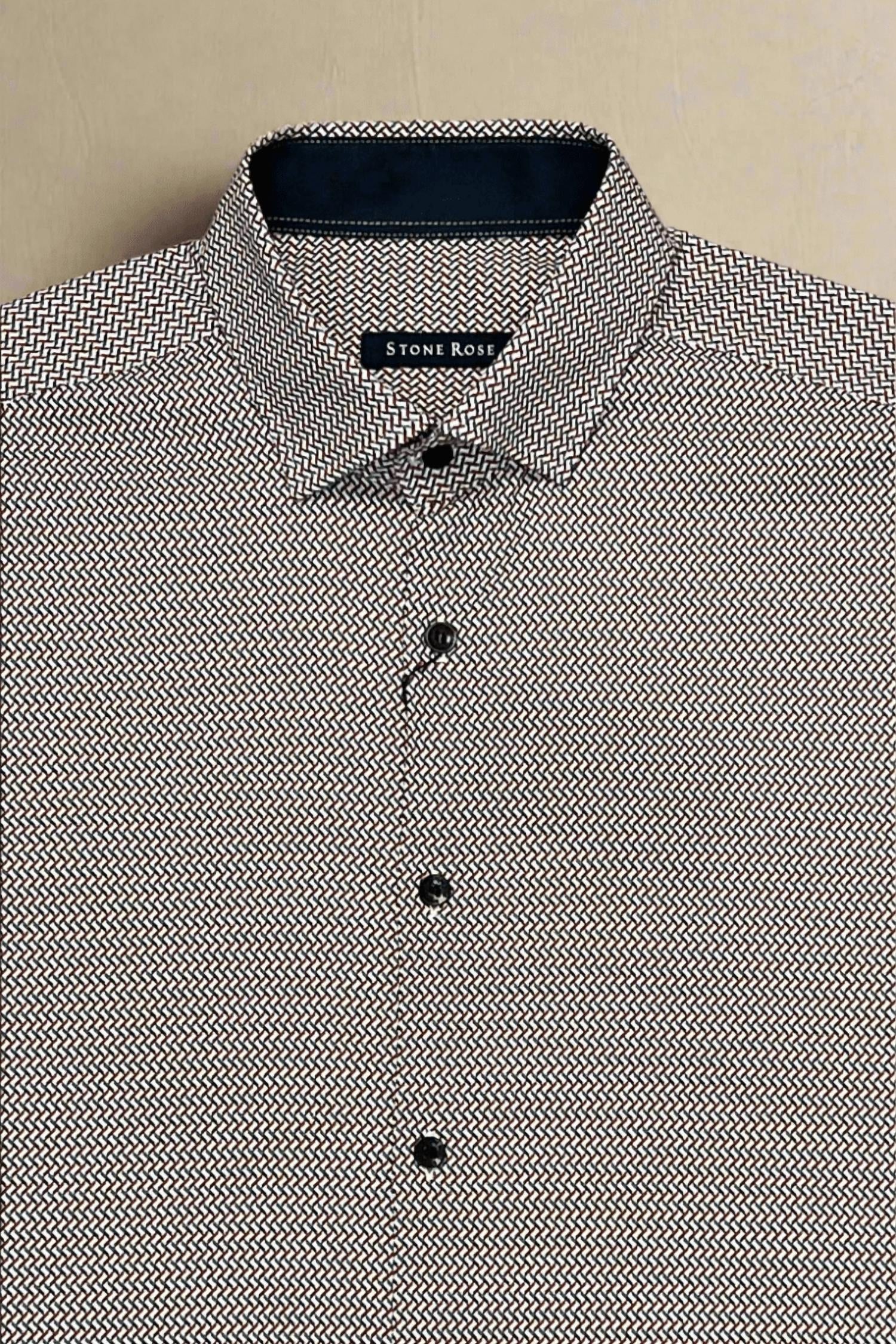 Stone Rose - Nova Micro Weave Shirt