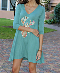 Judith March - Deer Applique Dress