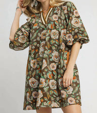 Umgee - Vintage Camellia Dress