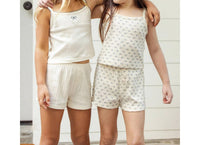 Rylee + Cru - Girls Pointelle Lounge Set