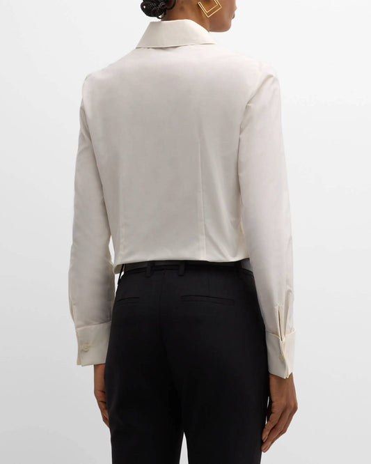 Lafayette 148 - Button-down Recycled Taffeta Blouse