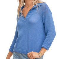 Wooden Ships - Petra Zip Cotton Sweater