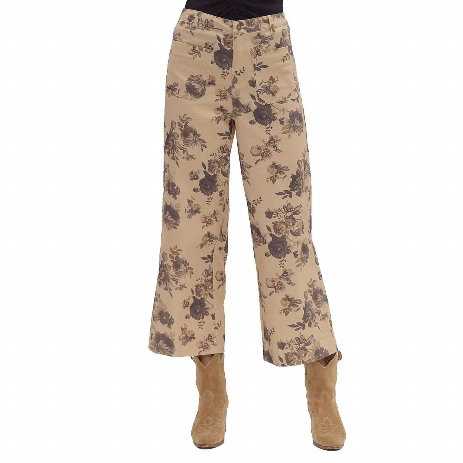 Entro - Floral Print Pants