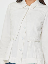 Current Air - Layered Denim Jacket & Vest Set