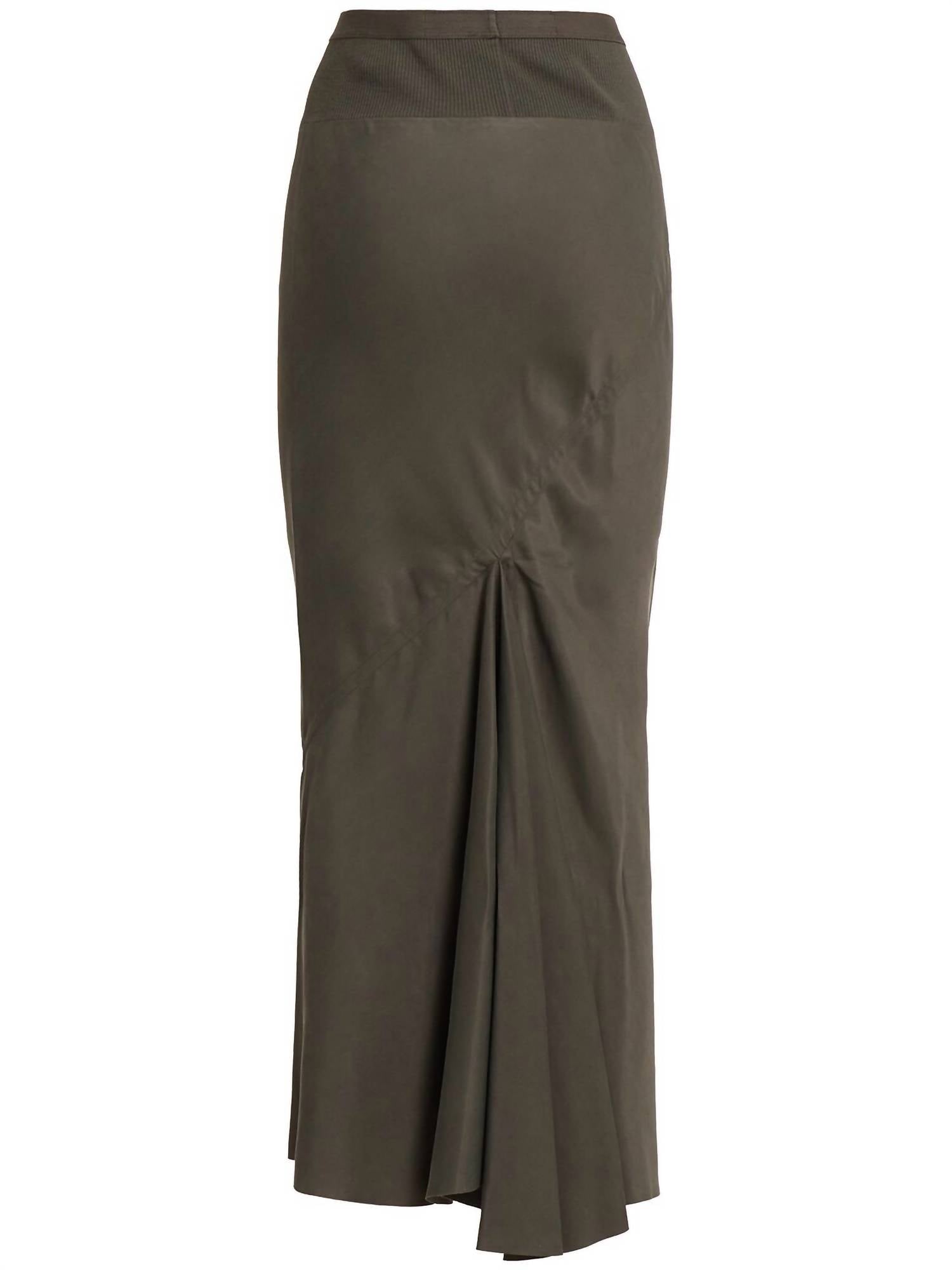 Rick Owens - Gonna Calf Bias Skirt