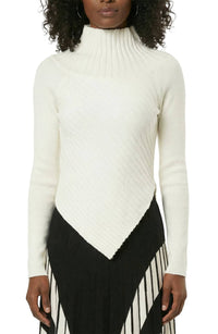 Area Stars Women's Ursula Top in ivory - women's long sleeve top